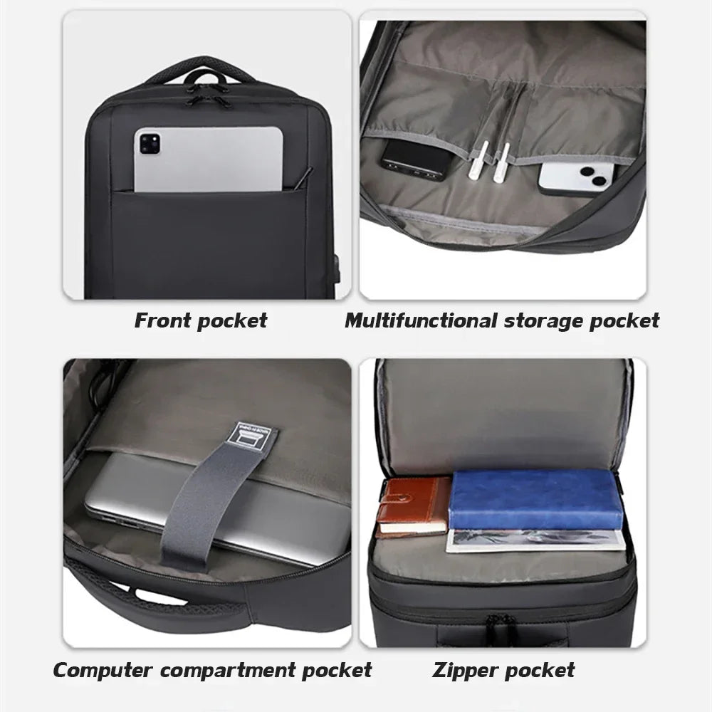 Men Backpack Commuters Bags Travel Fashion Nylon Male Rucksack Satchel Book School Computer Laptop Bag Business Backpacks
