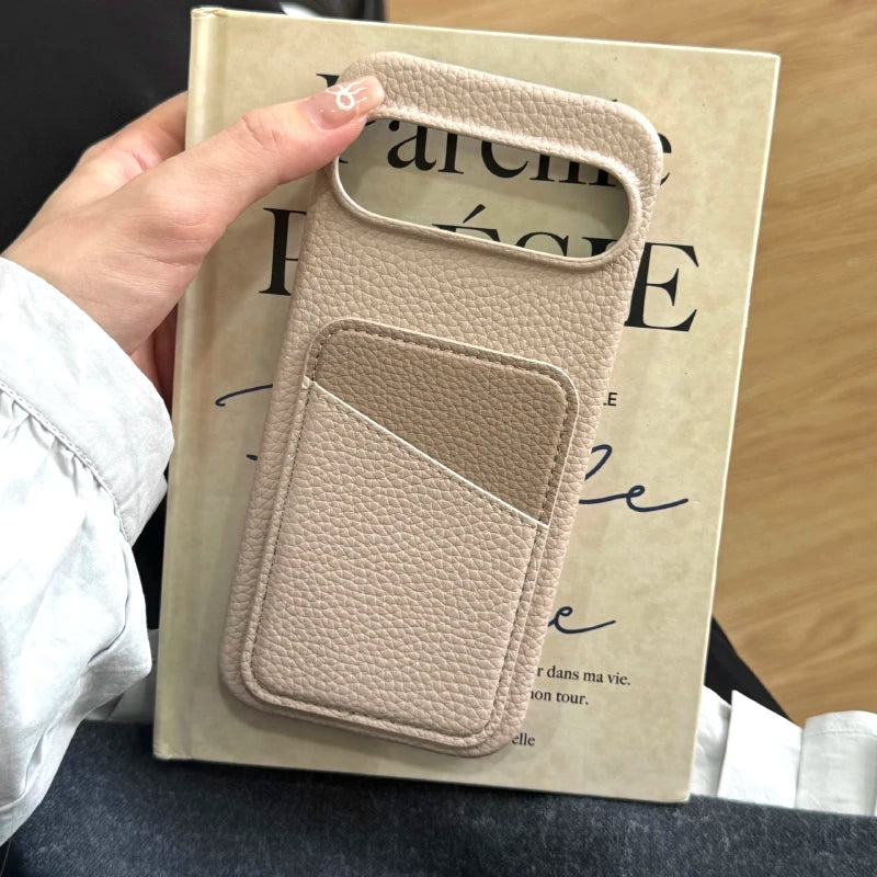 New Luxury Color Collision Leather Wallet Card Slot Phone Case For Google Pixle 10 Pro XL 9A 8A 7A 6A 6 7 8 9 Pro XL Back Cover