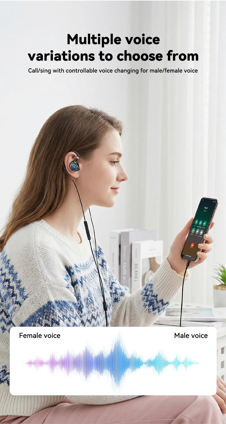 HTC NE81 TWS Wireless Earbuds Bluetooth ANC Wired Voice Control for Singing Live Streaming Touch Control Stereo Sports Earphone