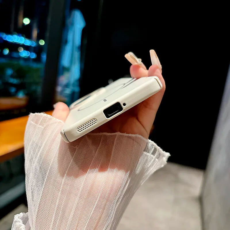 For VIVO X200 FE S30 Pro Mini Case Stylish Simple Solid Color Magnetic PC Cover For VIVO S 30 Promini Shockproof Bumper Funda