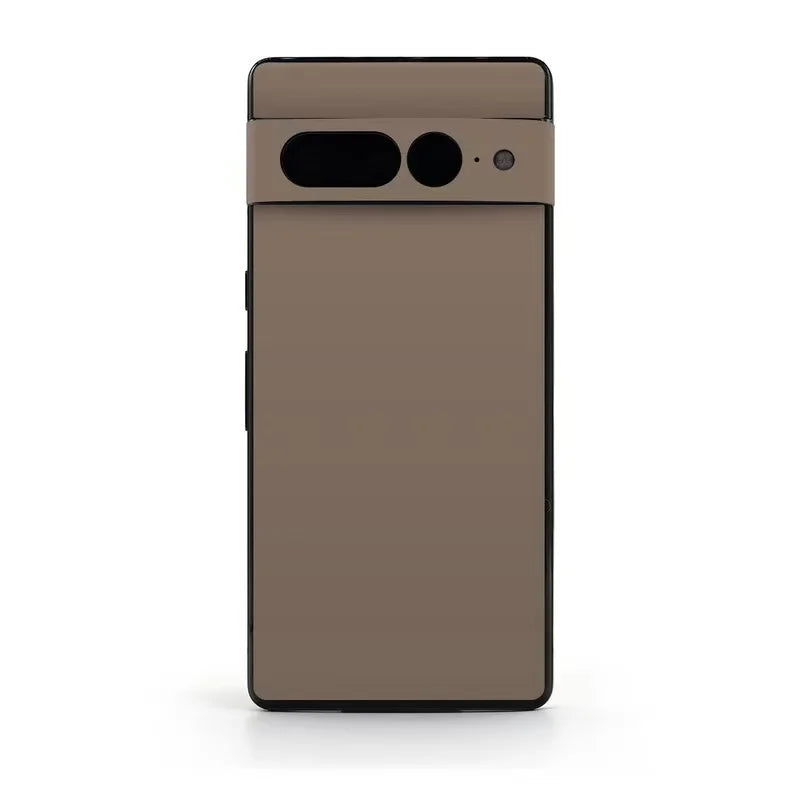 Plain Color Decal Skin for Google Pixel 10 9 8 7 Pro 6A 6 Back Screen Protector Film Cover Case Macaroon 3M Wrap Matte Sticker