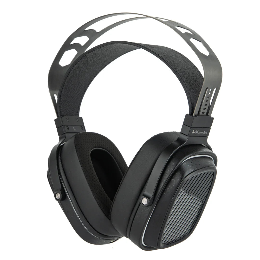 HarmonicDyne Romantic Open-Back Over-ear Headphones 60mm Bamboo Fiber Driver & Open-Back Earcup Design