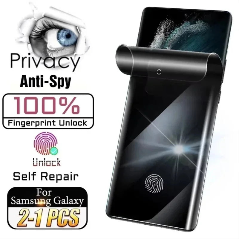 Privacy Screen Protector For Samsung A56 5g A36 A16 A26 A06 A55 A35 Galaxy S26 S25 Ultra S24 S23 FE S22 Anti-Spy Hydrogel Film