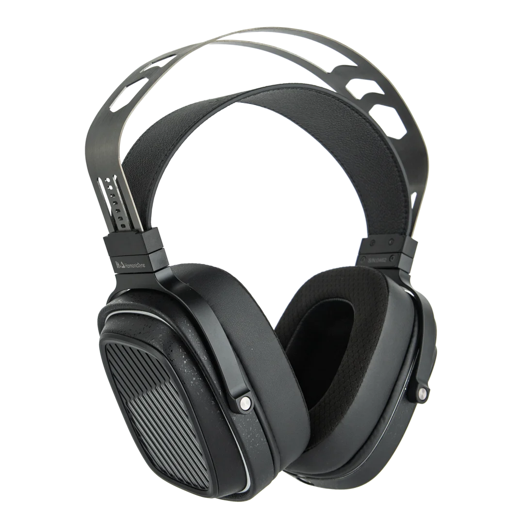 HarmonicDyne Romantic Open-Back Over-ear Headphones 60mm Bamboo Fiber Driver & Open-Back Earcup Design