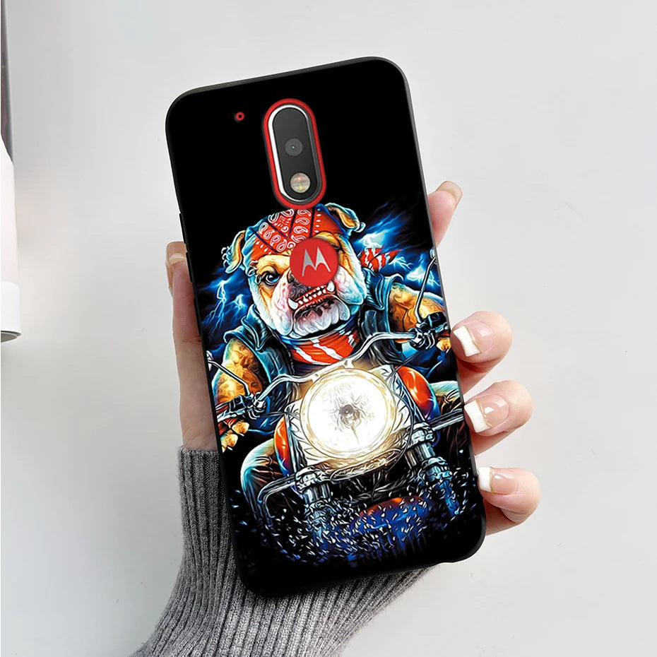 Case for Motorola Moto G4 / Moto G4 Plus / Moto G4 Play Back Cover Fashion Marble Silicone Soft TPU Protective Phone Cases Coque