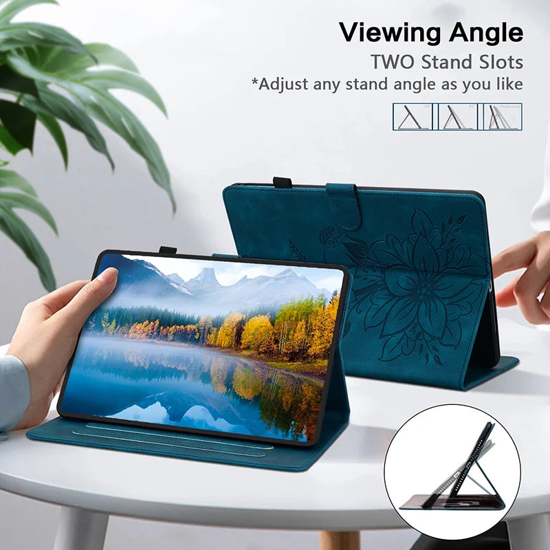 Leather Case for iPad Air 11 13 2024-26 iPad 5th 6th 7th 8th Gen iPad 10.9 2022 11th 2025 Pro 11 2024 9.7 2018 Mini 8 6 Shell