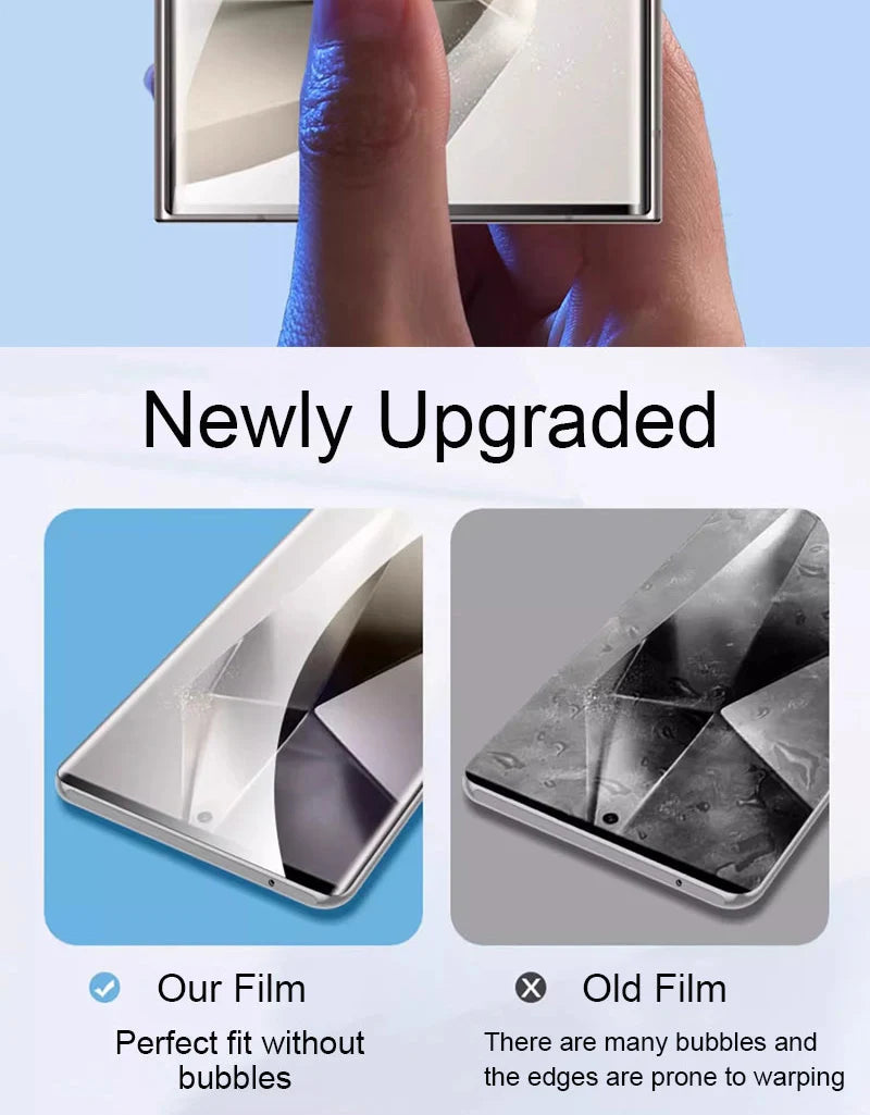 5PCS Hydrogel Film For Samsung Galaxy S25 S24 S23 Plus S22 Ultra S21 S20 Fe Screen Protector For Samsung A56 A55 A54 A53 A52 A51