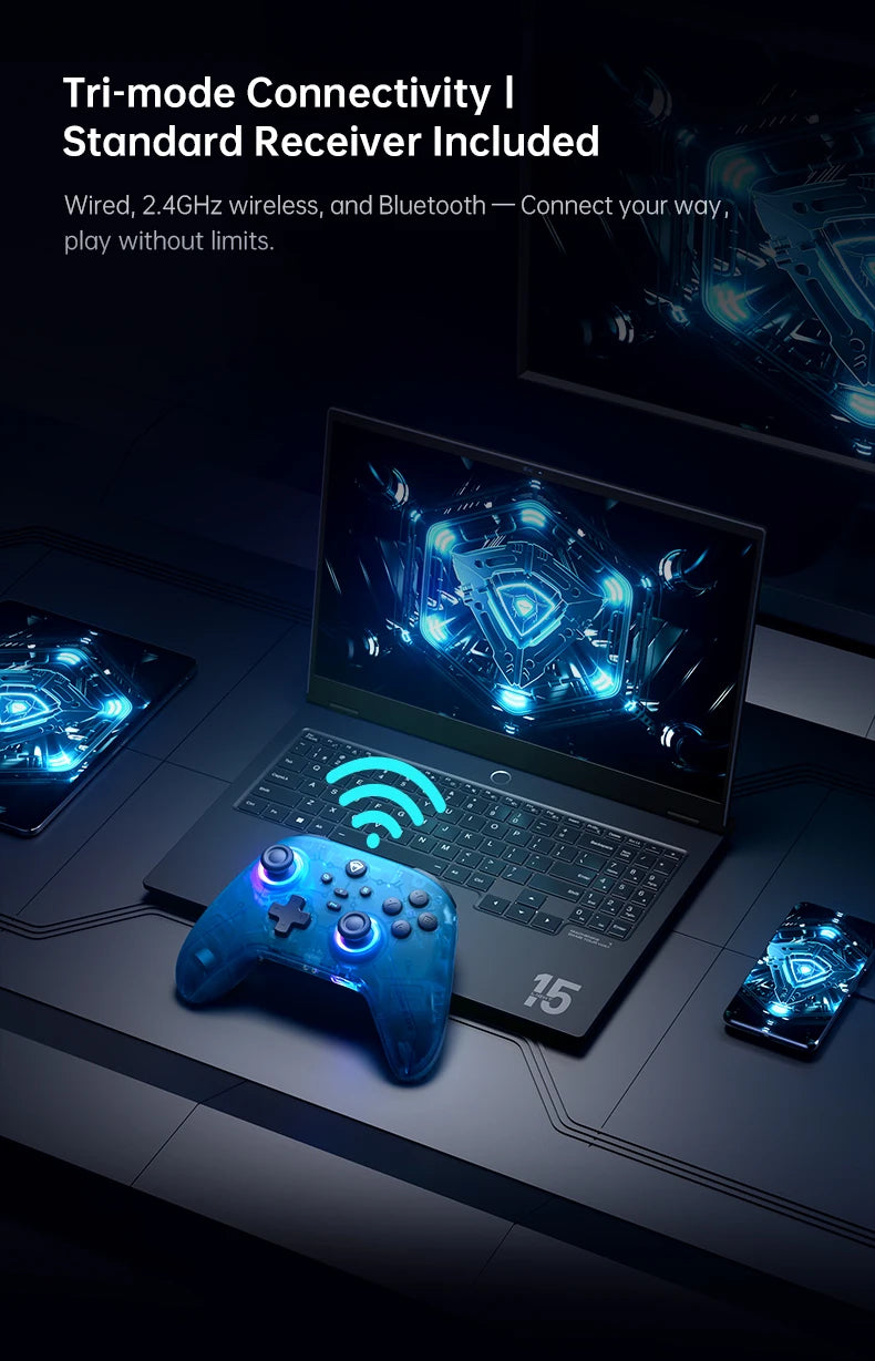 Machenike G3V2 G3Pro PC Gaming Controller Hall Joysticks Hall Effect Gamepad for Nintendo Switch iPhone Android Mobile Phone PC