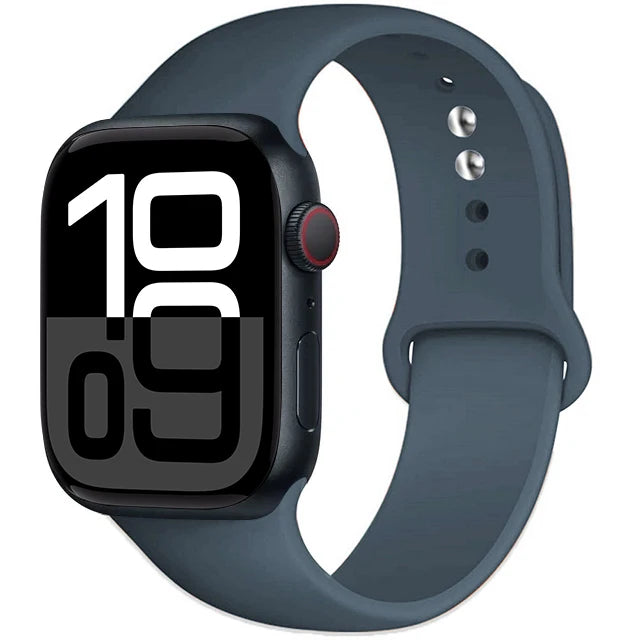 Silicone Band For Apple Watch straps 45mm 44mm 40mm 41mm 42mm-46mm sport bracelet iwatch series 8 7 6 5 SE 9 10 11 Ultra 2 49mm
