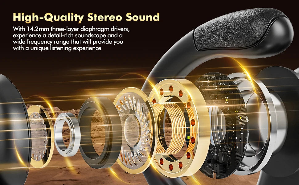 New BX17 TWS Wireless Headphone Bluetooth 5.4 Earphone Stereo Headsets Mini Earbud Sports Binaural Earphones with Mic for iPhone
