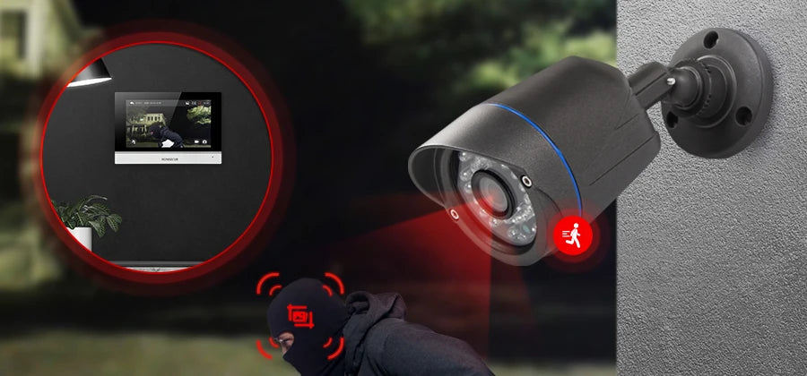 HOMSECUR 7" WIFI HD Video Door Phone Intercom Doorbell Tuya App Remote Control Door Unlock Auto Recording