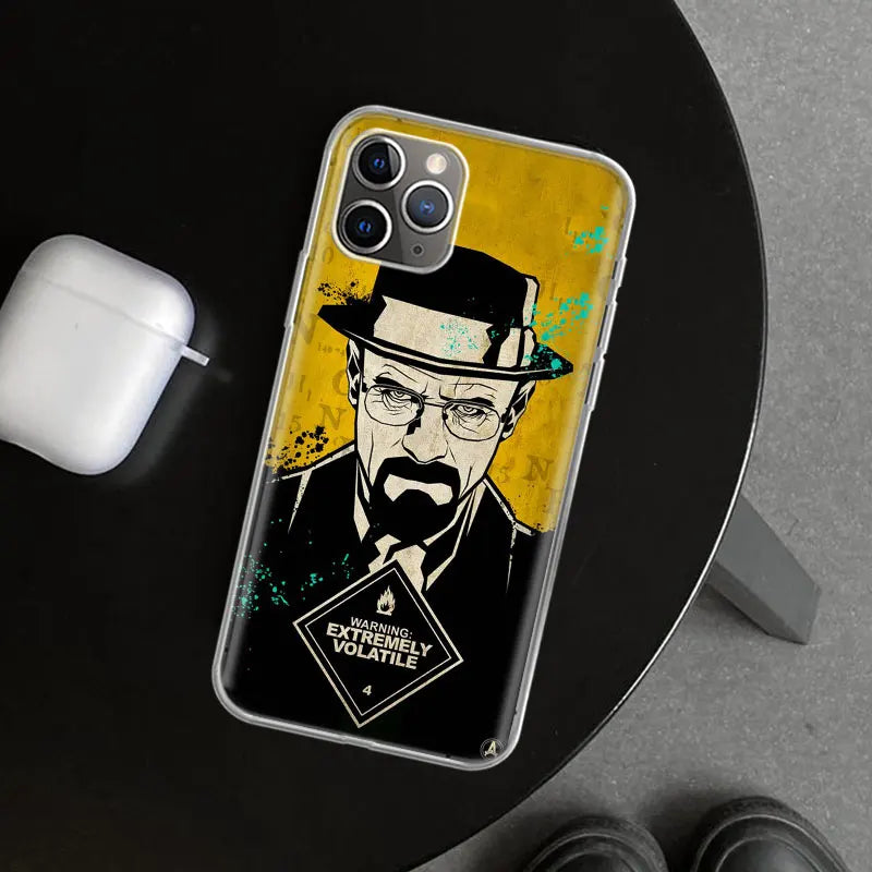 Breaking Bad WalterWhite Phone Case Cover for iPhone 11 12 13 Mini 14 15 Plus 16 Pro Max 17 Air 7 8 + SE Art Customized Fundas 1