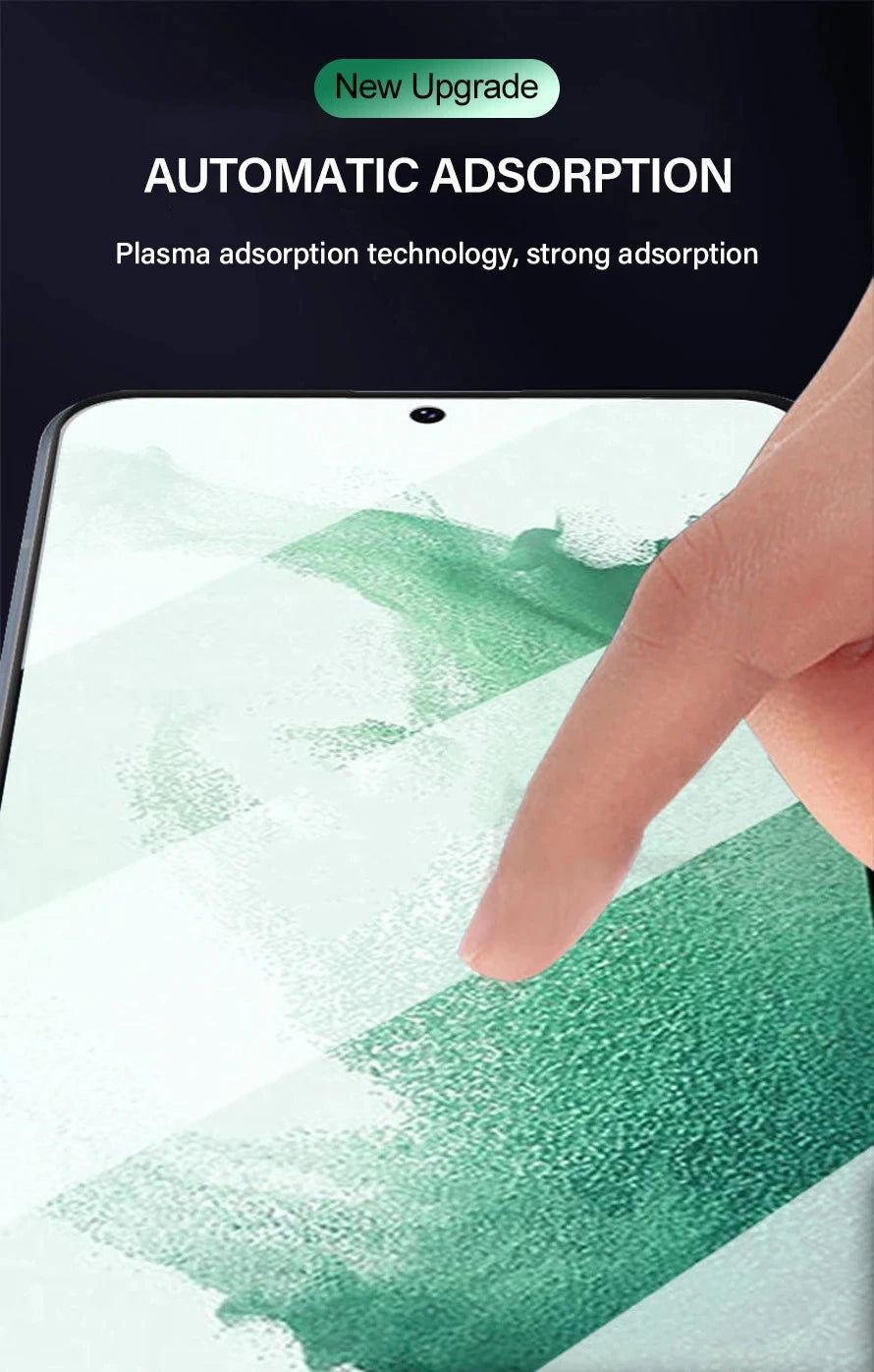 2PCS Fingerprint Unlocking Tempered Glass For Samsung Galaxy S25 S24 Ultra S25 S24 Plus Screen Protector For Samsung S24 S25