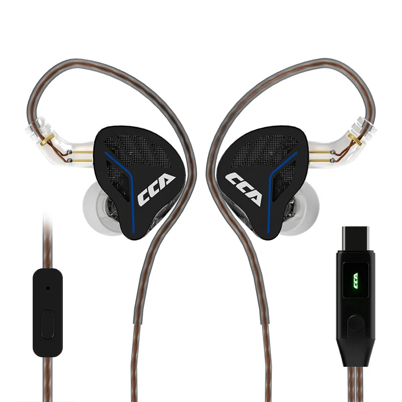 CCA-akx Wired In-Ear Headphones for Live Monitoring, High-Quality HiFi, 3.5mm Interface with Dedicated Anchoring.