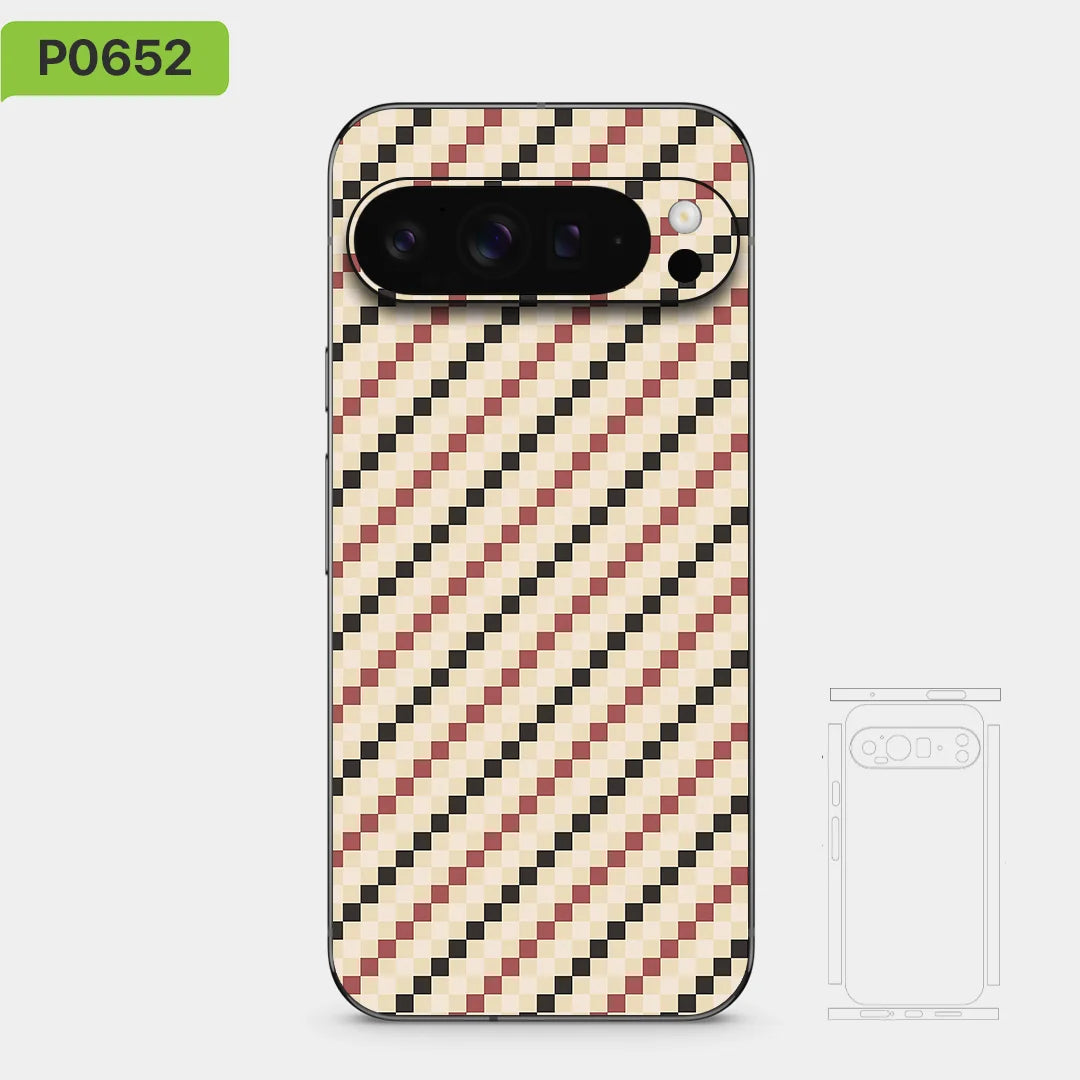 Colorful Decal Skin for Google Pixel 10 9 8 7 Pro 9A Back Screen Protector Film Cover Case Macaroon Wrap Matte Sticker