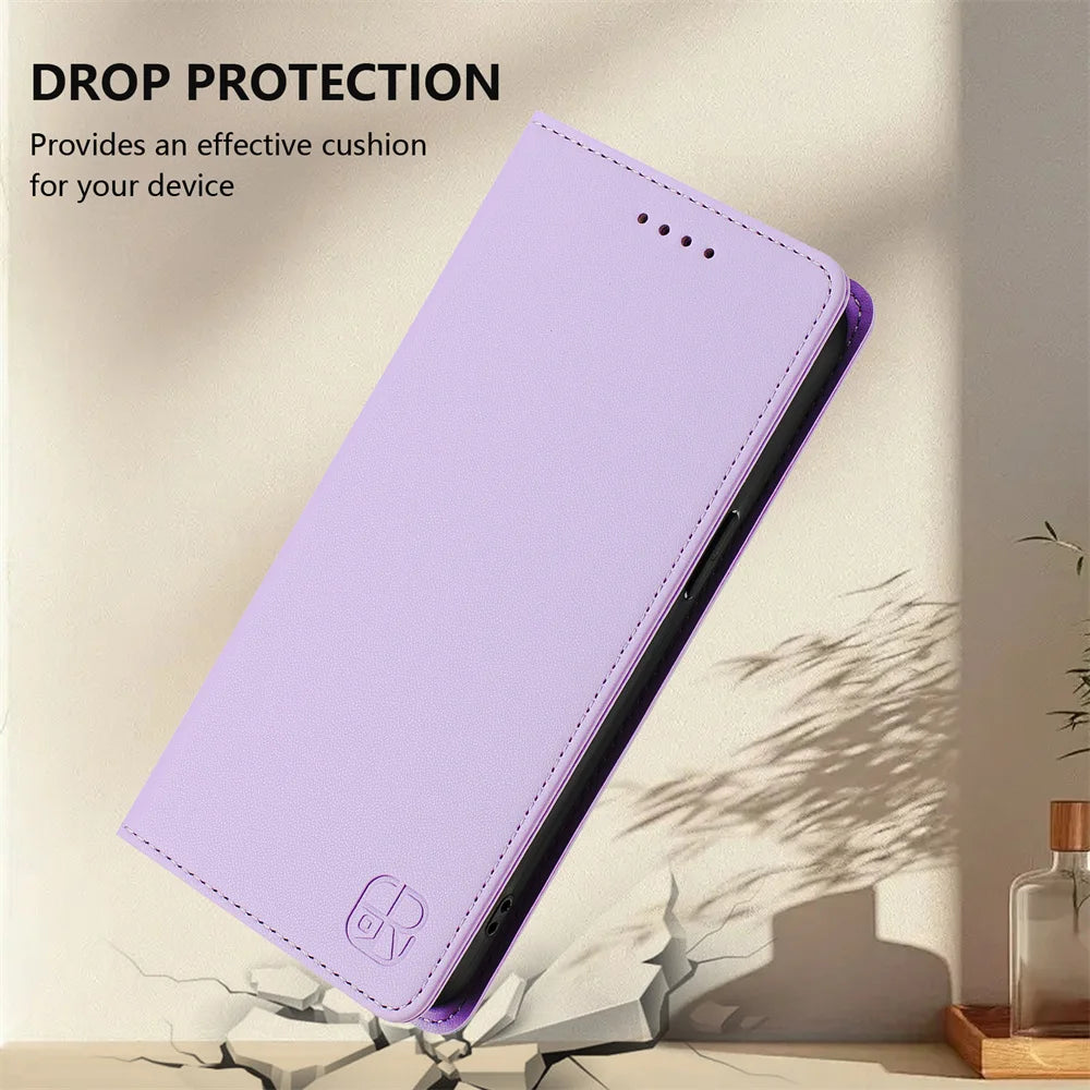 Magnetic Leather Wallet Flip Cover For Motorola Moto G84 G64 G54 G34 G24 G14 G73 G53 G23 G41 G31 G30 G20 Shockproof Phone Case