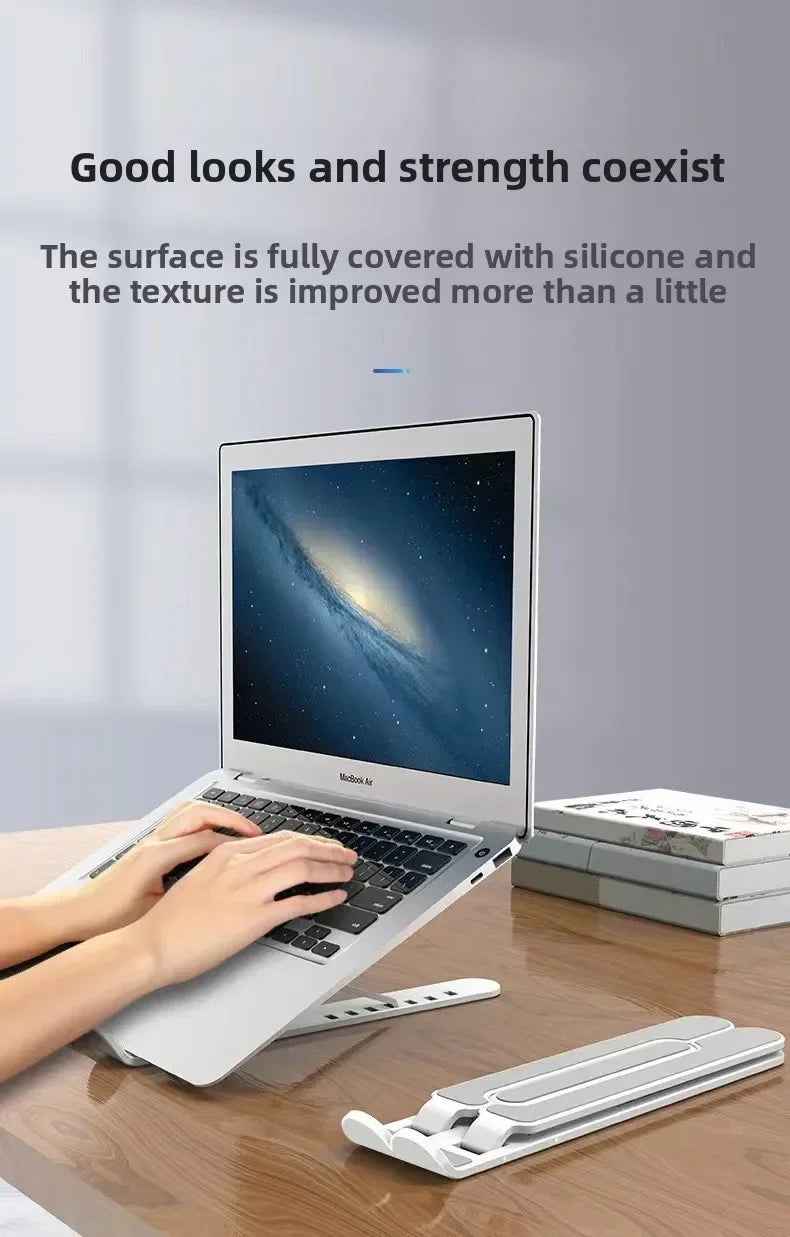 Tablet Stand Holder Folding Heat Dissipation Storage Lifting Adjustable Laptop Stand for Ipad
