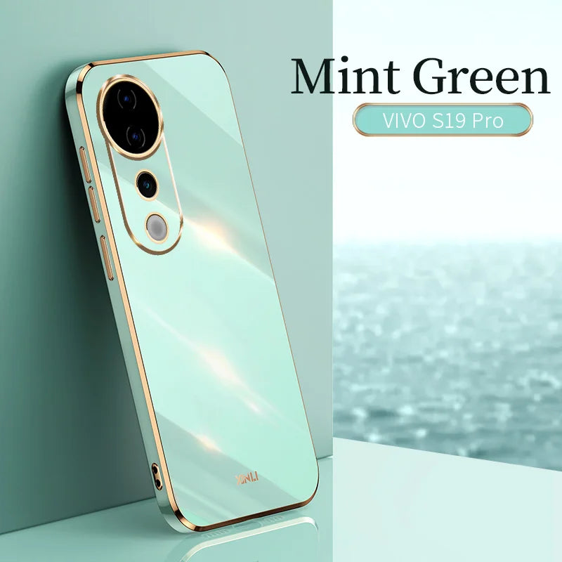 Funda Vivo V50 Lite 4g 5g Luxury Fashion Plating Case For VIVO V50 Lite Soft Slim Silicone Shockproof High Quality Phone Cover