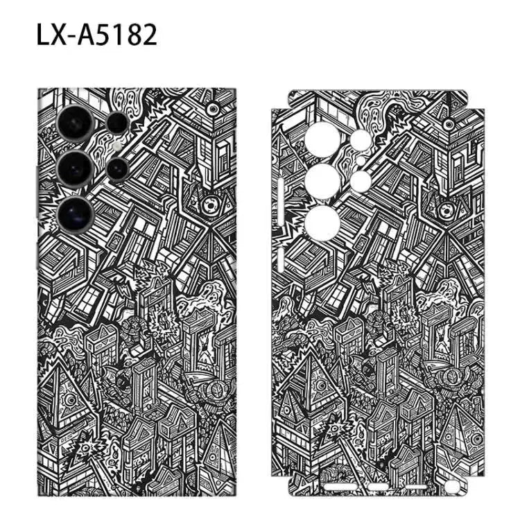 Colorful Camouflage Wrap Tear Down Skin for Samsung Galaxy S26 S24 S25 S23 Ultra Back Protector Cover Casing Stickers