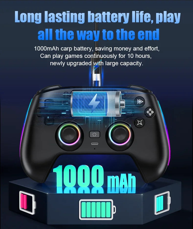 Wireless Gamepad Gyro Sensor Hall Joystick and Effect Trigger Built-in Speaker for PS5 ps4 Wired Controller Gamer Wireless Game