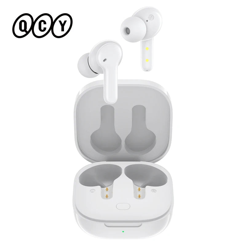 QCY T13 Wireless Bluetooth Earphone with 4 Mics ENC HD Call Headset V5.1 TWS Earphone Touch Control Earbuds Long Standby 40H