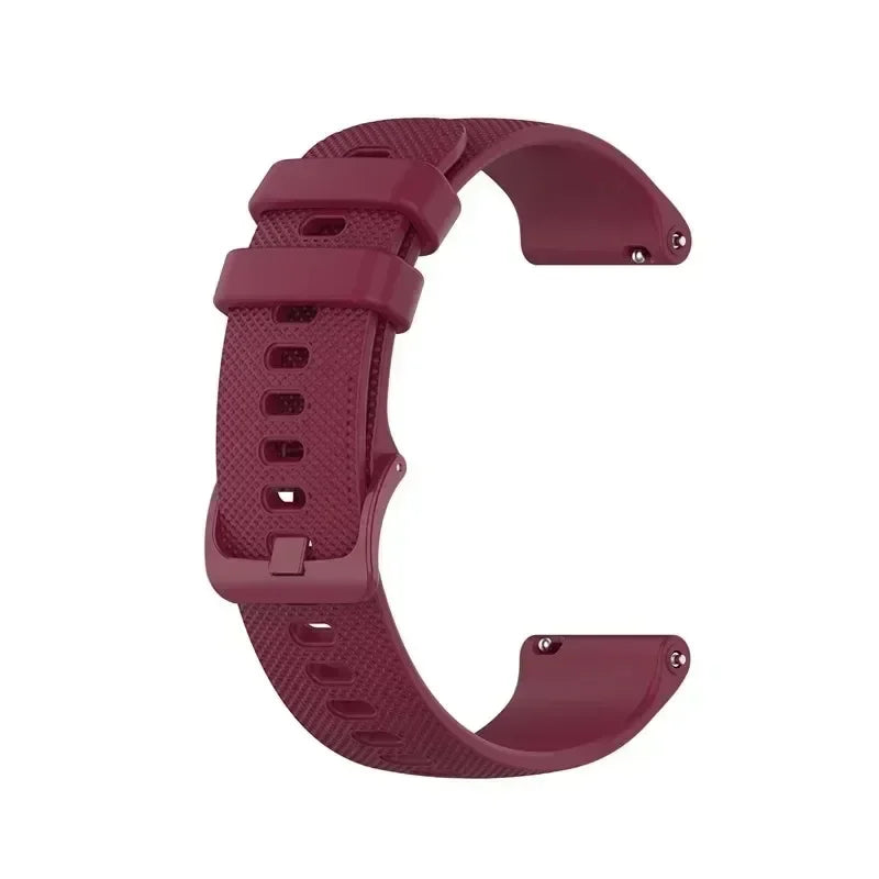 18mm/20mm/22mm Silicone straps For Amazfit GTS 4/3/2/2e/4 Mini/GTR 4/3/3 Pro/2/2e Sport Bracelet Amazfit bip 6-5-3/u/s/pro band
