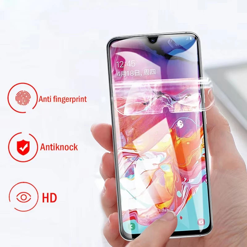 1-4PCS Full Cover Hydrogel Film For Samsung A56 5G A72 A36 5G A51 A54 A17 A07 A52 A16 A15 A32 A26 A25 A13 A22 Screen Protector