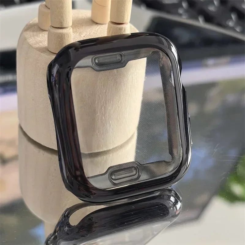 Screen Protector for Apple Watch 41mm 44mm 40mm 45mm 46mm 42mm TPU Full Cover bumper Case iWatch Series 12 11 10 9 8 7 SE 6 5