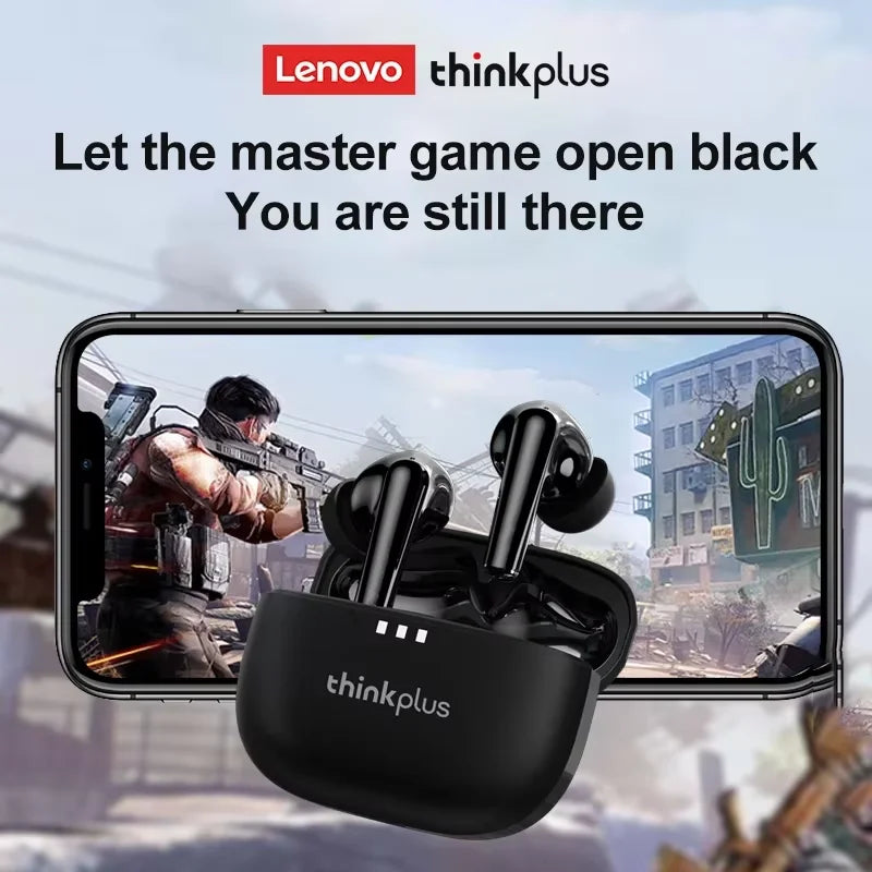 10pcs Lenovo LP3 Pro Wholesale 2pcs Original LP3 Pro Wireless Bluetooth Headphones HiFi Stereo Earbuds Noise Reduction With Mic