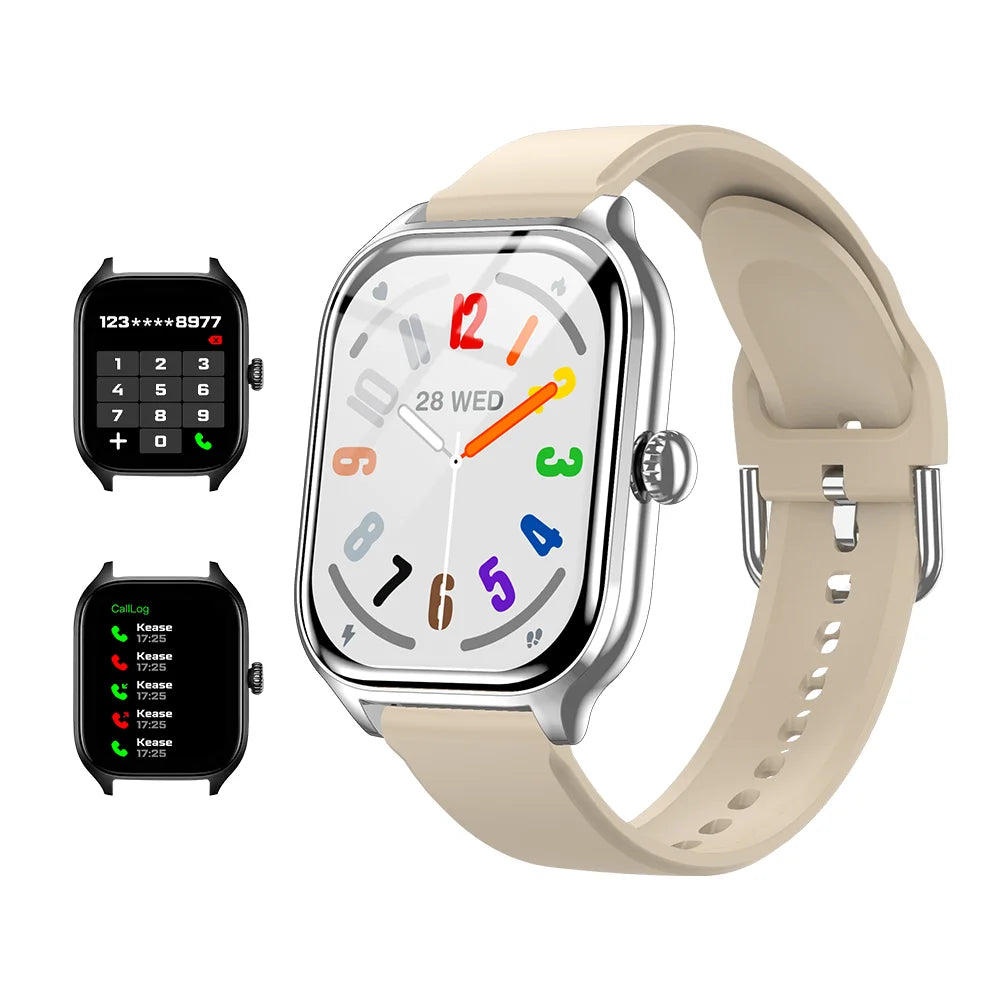 LAXASFIT New H9 Pro Max Smart Watch Dial to Answer Calls Calorie Tracking Heart Rate Oximetry Monitoring Bluetooth Smartwatch
