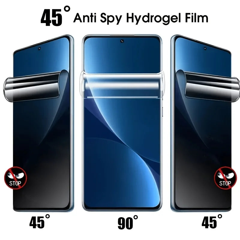 3Pcs Privacy Hydrogel Film For Samsung S26 S25 S24 Ultra FE Plus A57 A37 A27 A17 Privacy Screen Protector