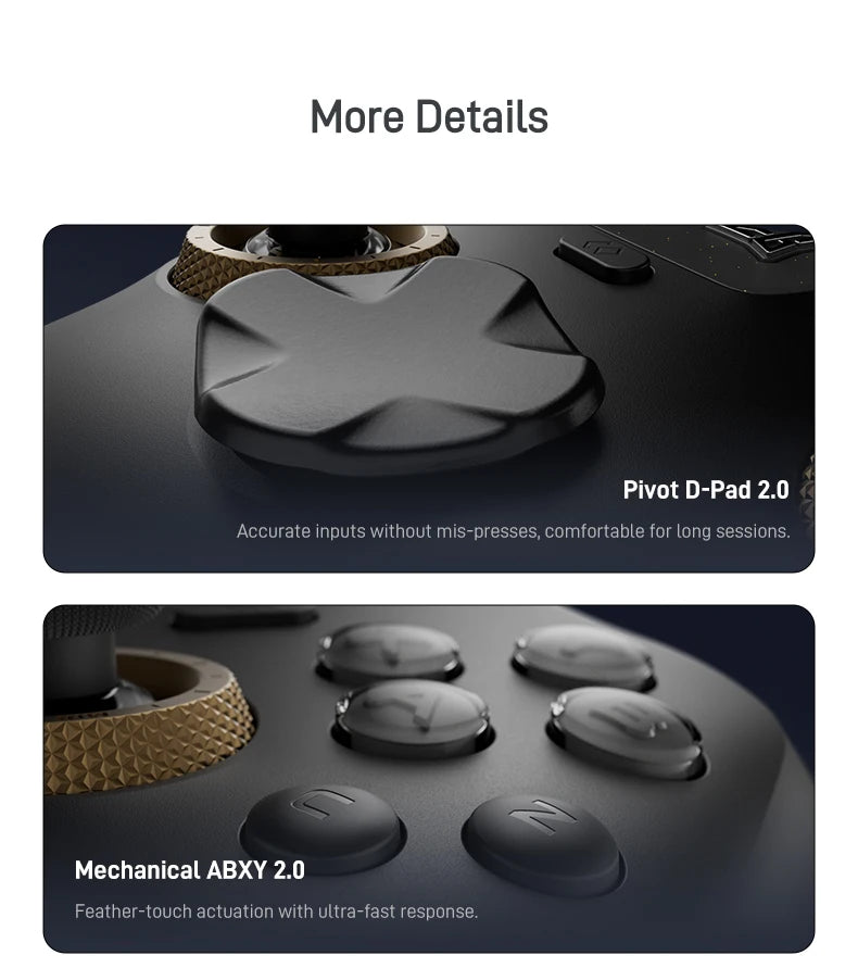 Flydigi Vader 5 Pro V2 Global Version Wireless Bluetooth Gamepad for PC NS Mobile + 2nd Gen Phone Holder | Phone User Optimized
