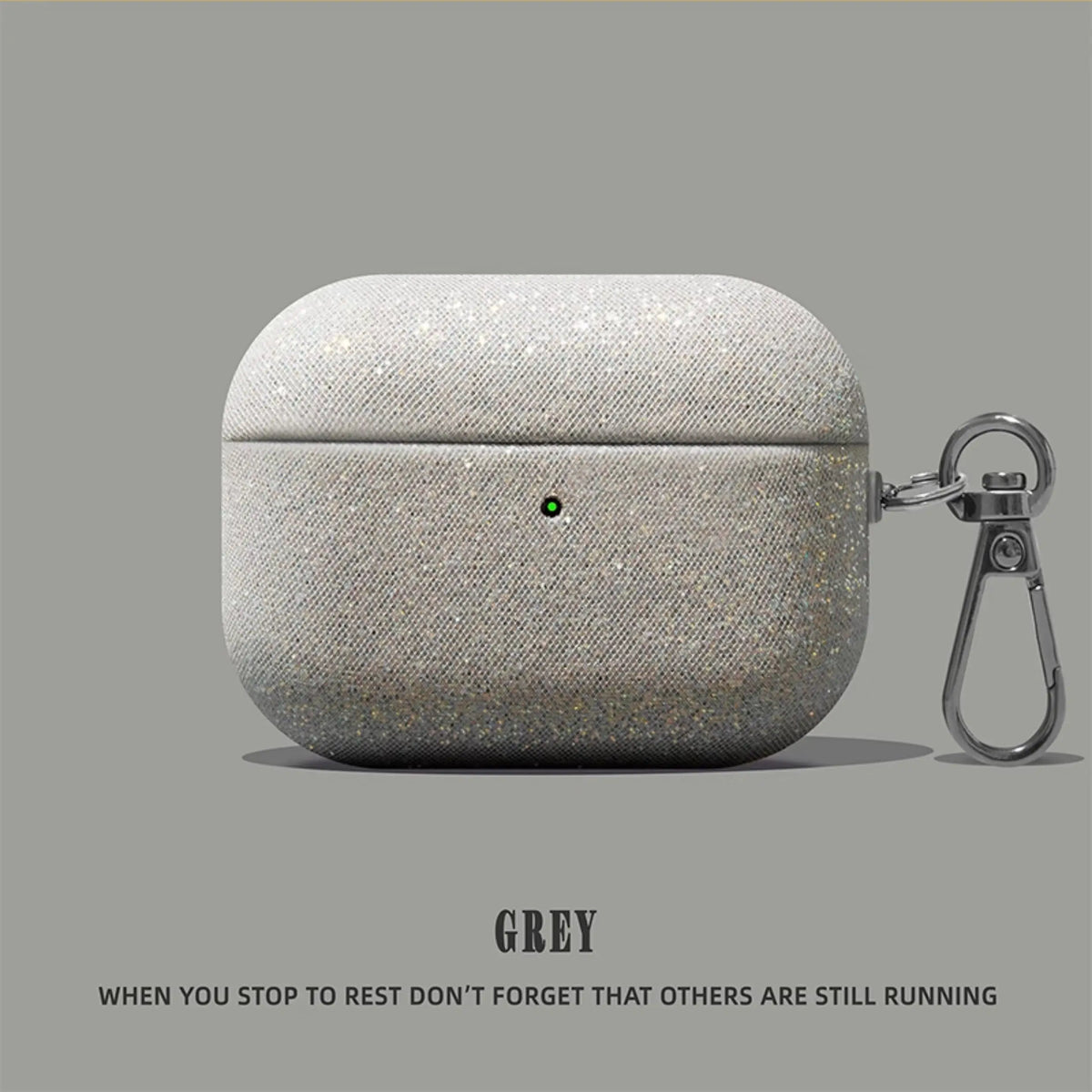 For Airpod Pro3 Pro2 Fashion Silver Glitter Headphone Case for Apple Airpods 4 3 2 Pro Cover Silicone Headset Cases Funda