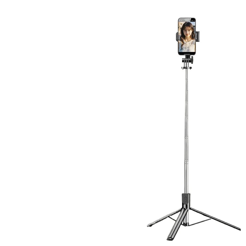 Phone Holder Bluetooth Selfie Stick Tripod Handheld Smart Shooting Gadget Floor Stand Stable Support Bracket for Live Broadcast