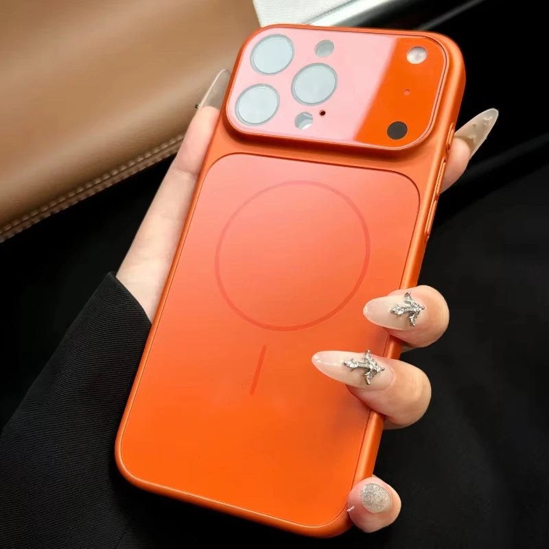 Luxury Case Transform Look To 17 18 Pro Max Cover For Iphone 16 Pro 15 14 13 Change To 17 Pro Magnetic Fundas For Magsafe