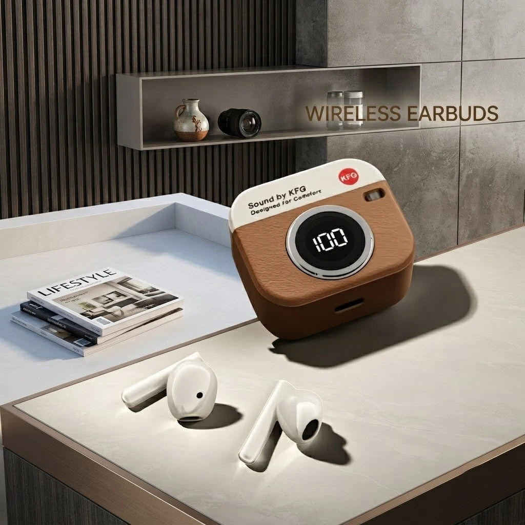 Q86 TWS Bluetooth 5.3 Wireless Headphones Power LED Digital Display HiFi Gaming Headsets Waterproof Sports Earbuds