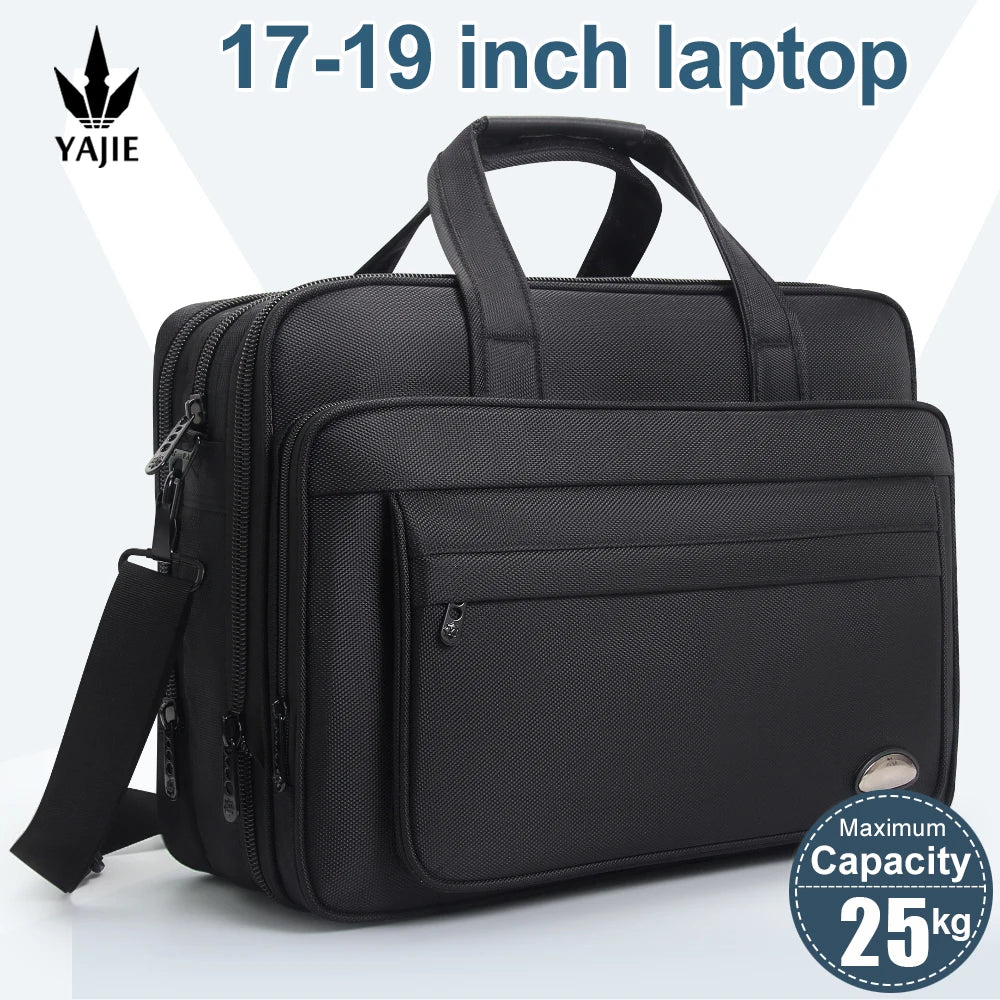 Large Capacity Briefcase Bag Men Business Bag 15.6 inch 17" 19" Laptop Bag Shoulder Bags Canvas Handbags Notebook Bag messenger