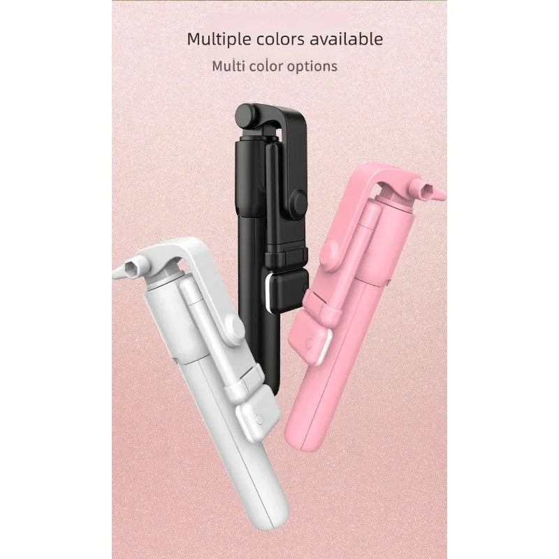 Mobile phone Bluetooth selfie stick live streaming fixed extension rod desktop stand all-in-one selfie tripod