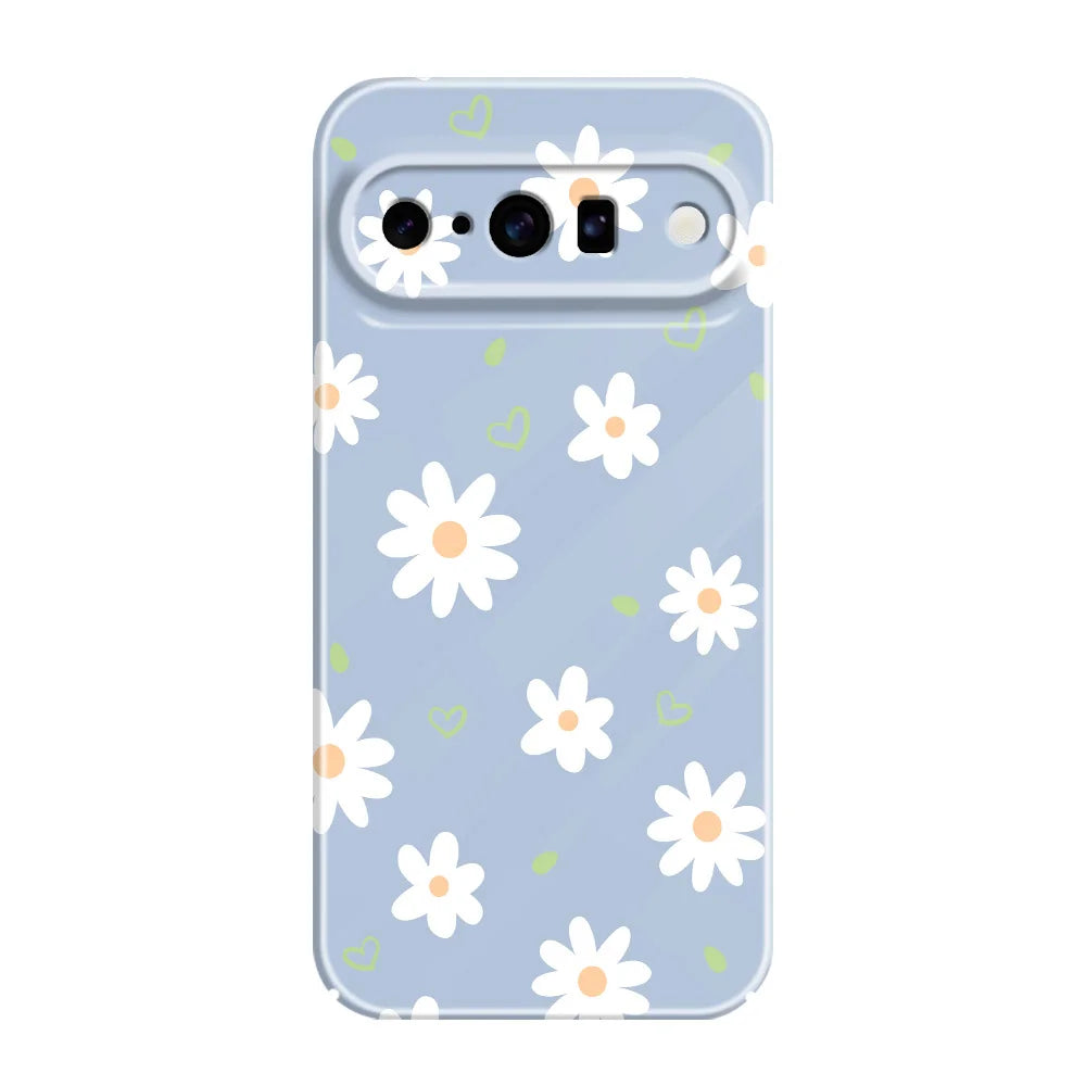 Tender Daisy Phone Case For Google Pixel 10 9 9A 8 8A 7 7A Pro XL 5G Film Hard Cover
