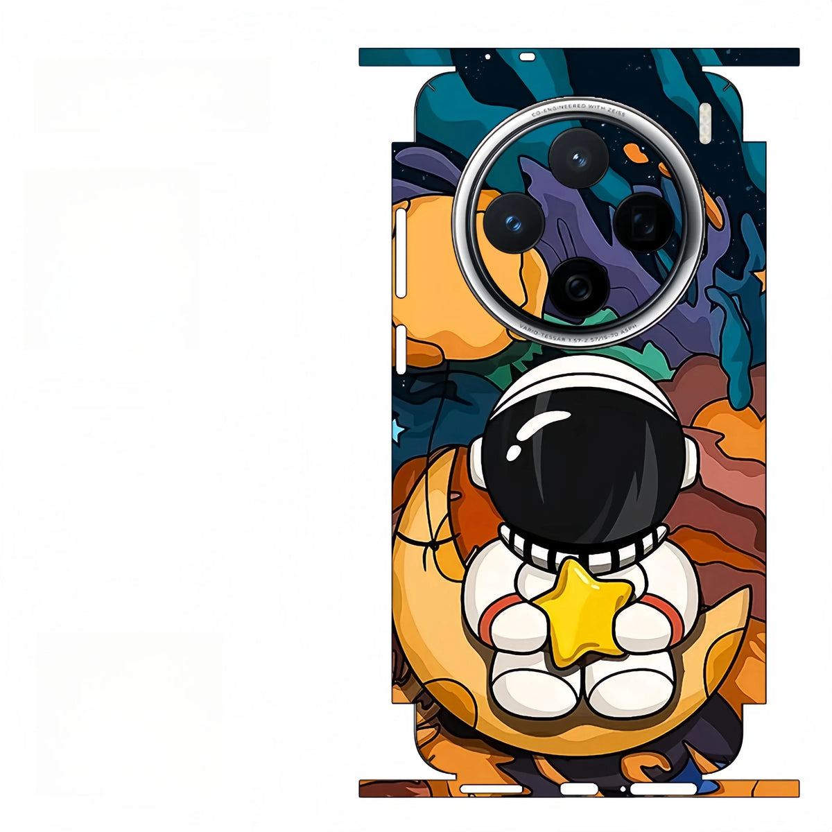 Colorful Sticker for VIVO X200 X300 PRO Back Screen Protector with Hing Side Skin Protective Film