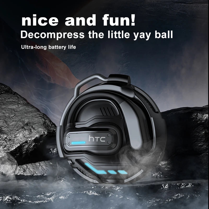 AI Translator Earphone HTC NE02 Open Ear Wireless Bluetooth Headphones Hifi Sound Quality Low Lacenty Sport Earbuds With Mic