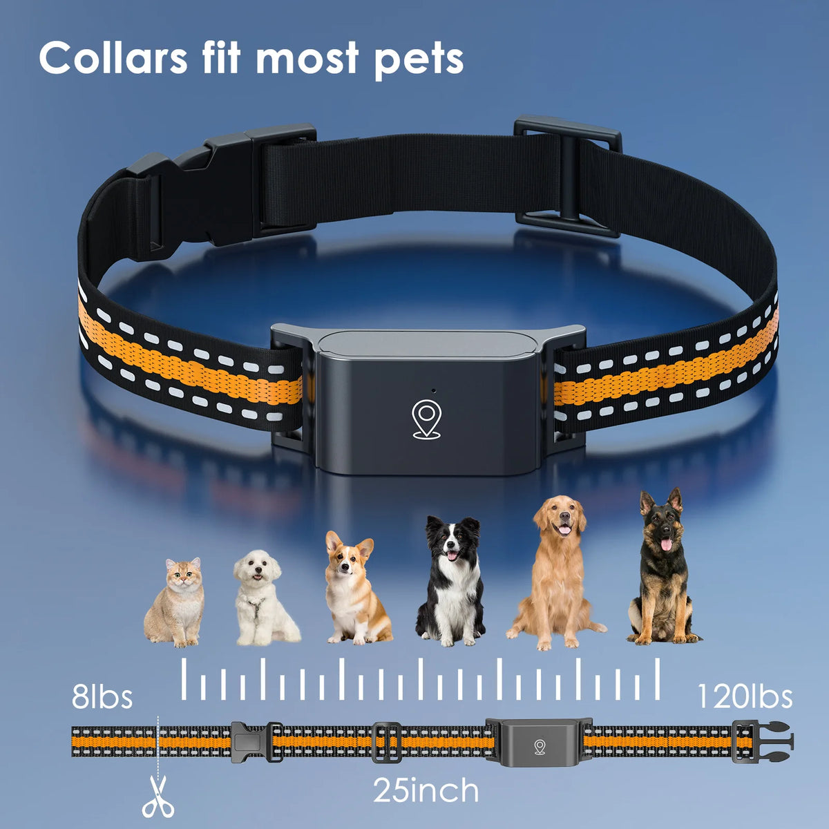 4G Global Pet GPS Tracker C09 Cross-border,Waterproof Cat Dog Locator with Collar,anti-loss Device Long Battery Life Standby