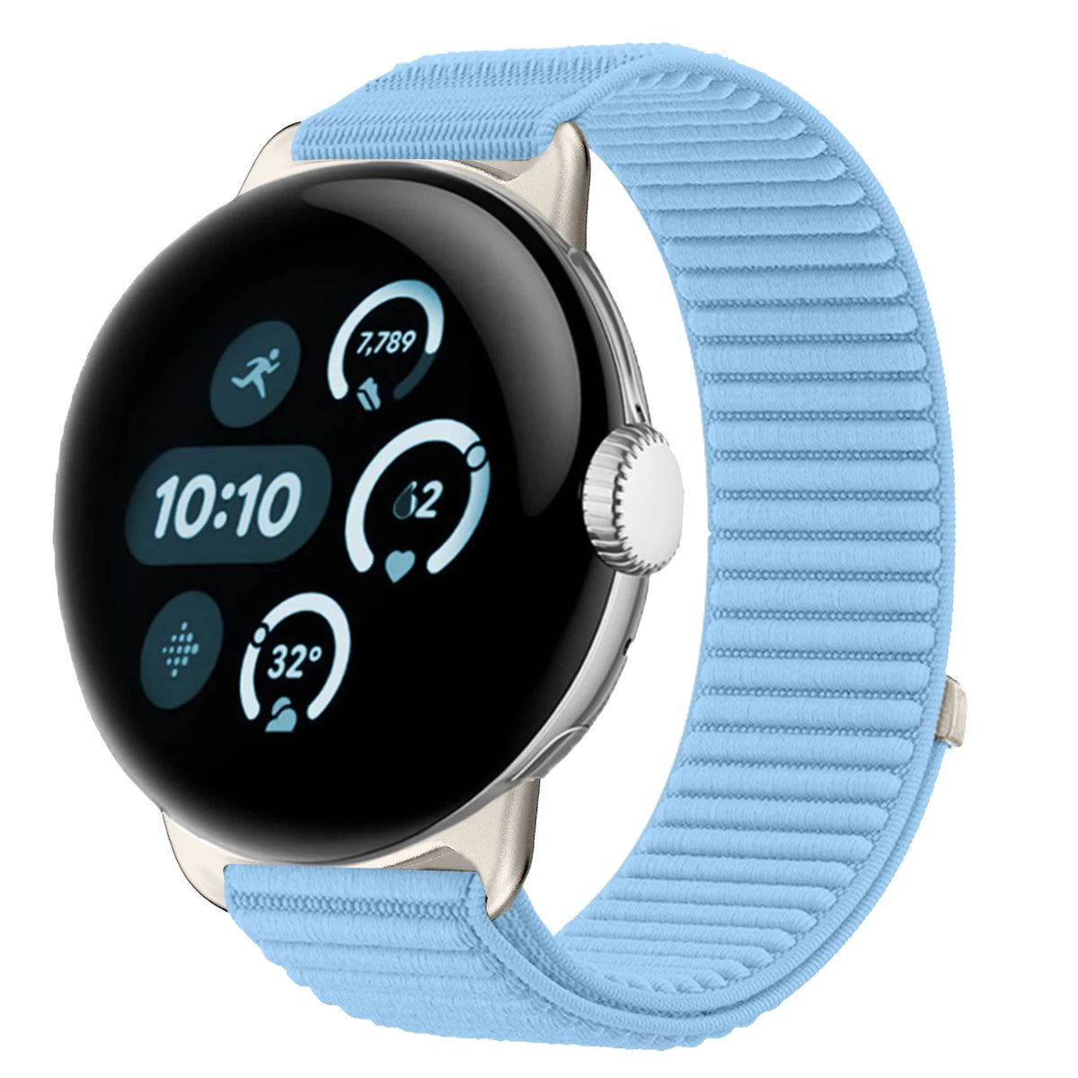 Nylon Loop Strap For Google Pixel Watch 5/4 41mm/45mm Sport Comfortable Wave Bracelet Wristband For Google Pixel Watch 3/2 Belt