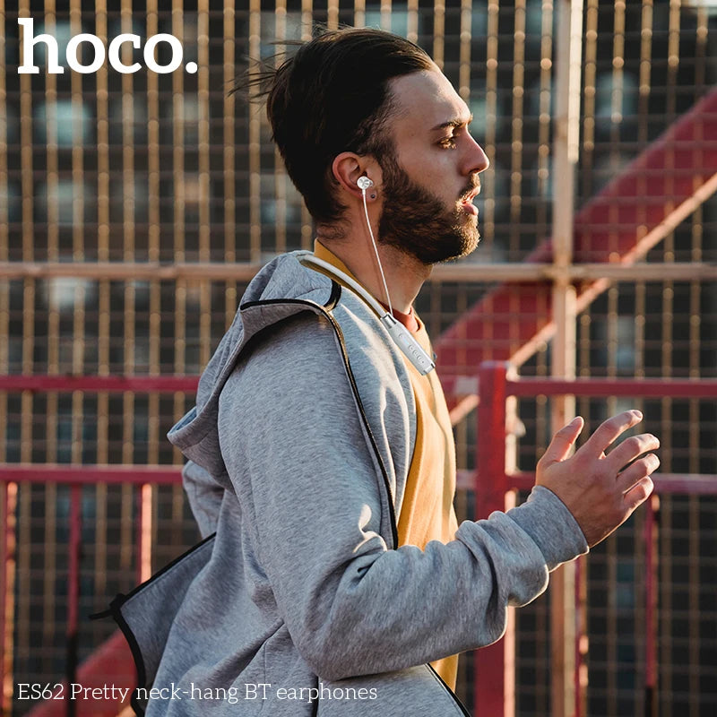 HOCO ES62 Neckband Earphones Bluetooth 5.3 Sport Headsets Support TF Card Playback 120 Hours Long Battery Life For Mobile Phone