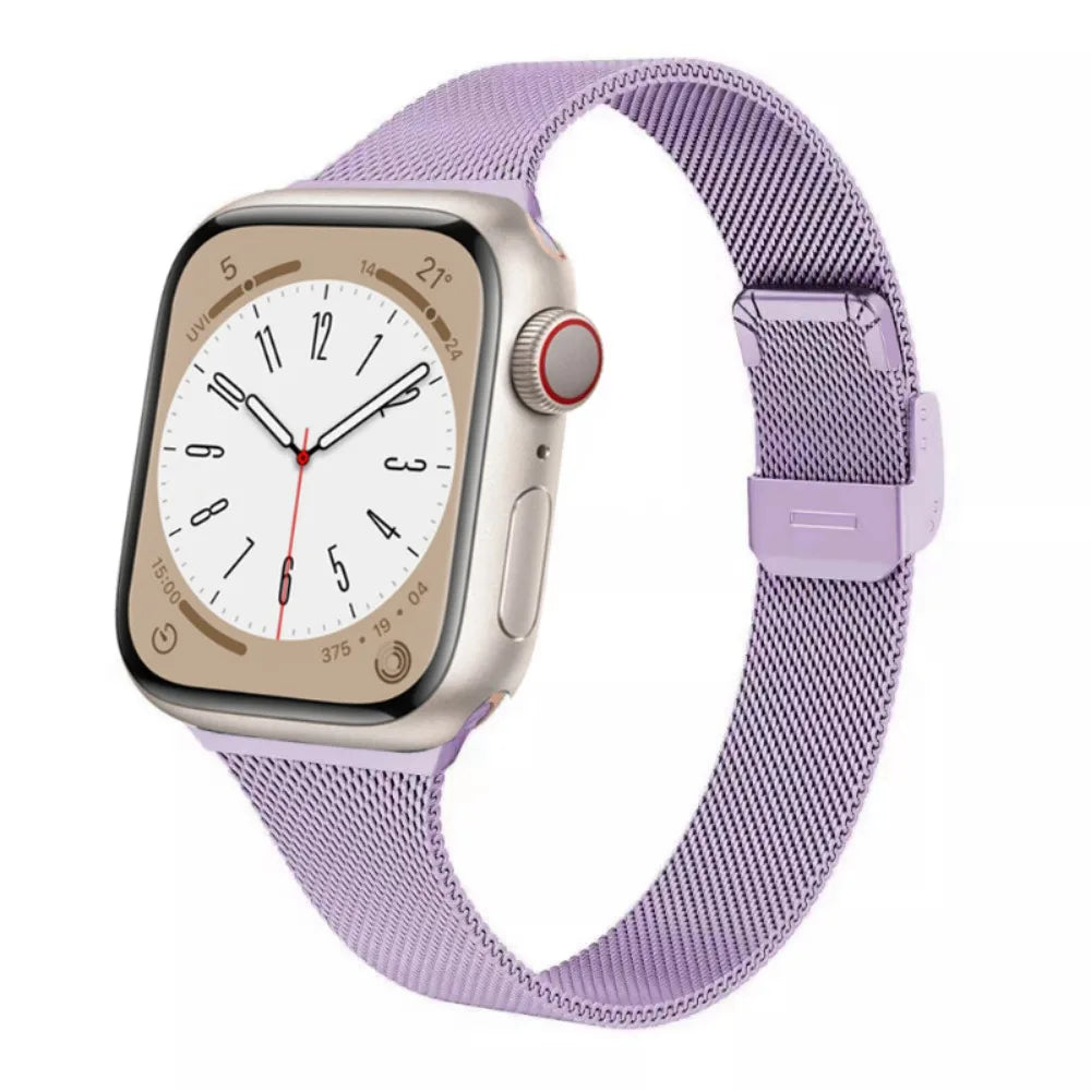 Milanese Strap for Apple Watch 44mm 40mm 45mm 41mm 46mm 42mm 49mm Metal Bracelet iWatch Series 12 11 10 Ultra 9 8 7 6 5 SE3 band