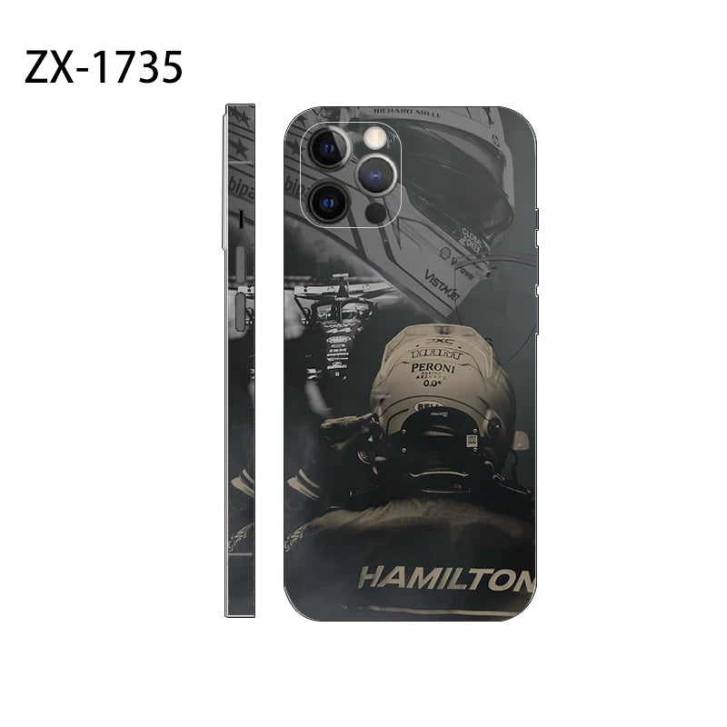 New Skin Sticker For iPhone 16 Pro Max Back Film 16 14 Plus 13 12 Mini Protective Decal Wrap Side Frame Protector No Case
