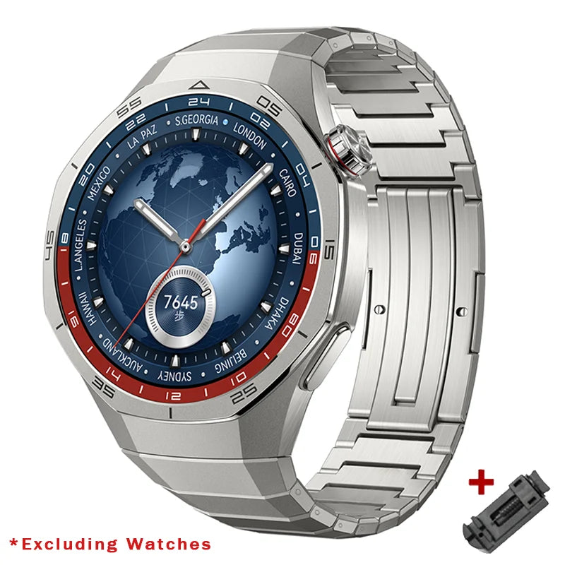 No Gaps Luxury Titanium Alloy Strap For Huawei Watch GT 5 Pro Metal Bracelet For Huawei Watch GT 5 Pro Business Band Correa