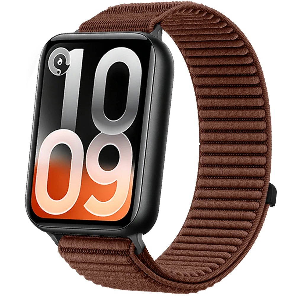Nylon Loop Braided Strap for Xiaomi Mi Band 10 Pro/9 Pro/8 Pro Wave Soft Breathable Band Replaceable for Redmi Watch 6 5 4 Belt