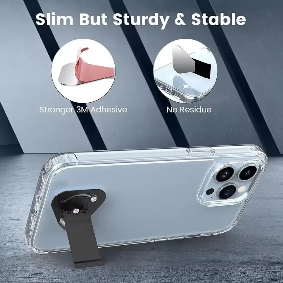 Ultra-Thin Phone Kickstand Universal 360 Degree Rotatable Cellphone Holder Stands Foldable Desktop Phone Bracket for Mi Samsung