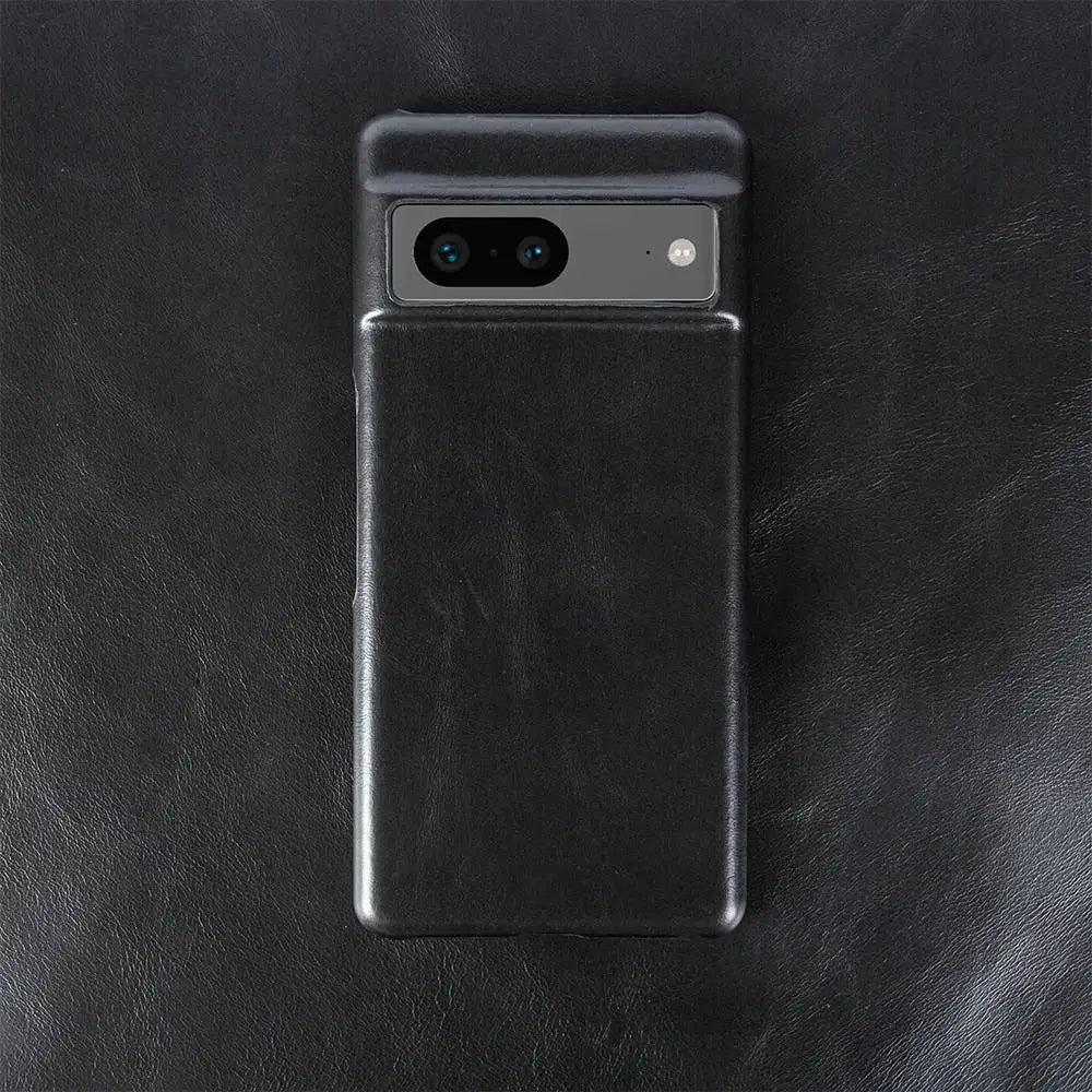 For Google Pixel 7 Case Luxury Oil Wax Genuine Leather Cover Pixel 6A 8Pro 7Pro 5A Capa Protective Etui Back Coque Carcasa Shell
